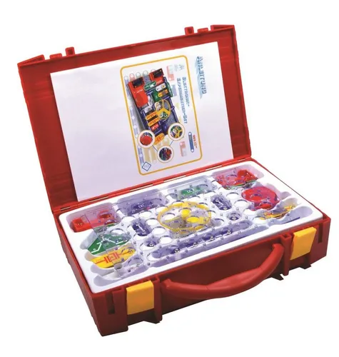 CHiLA Lernspielzeug Elektronik Experimentierset im Koffer - Lernspielzeug für Elektronik-Experimente, fördert Kreativität und technisches Verständnis, ideal für Kinder ab 10 Jahren.