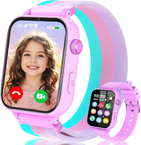 Ucani A22 Smartwatch (3,9 cm, sim-karte), Kinder Smartwatch 4G GPS