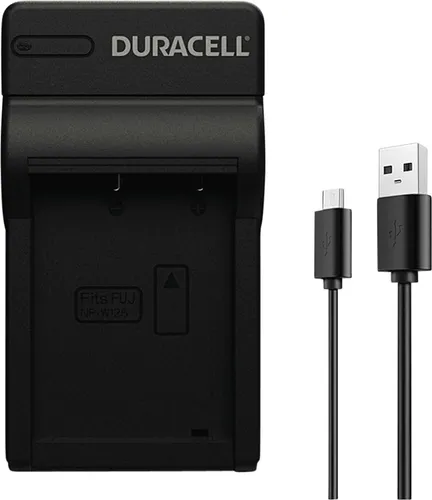 Duracell Ladegerät mit USB Kabel für DRFW126 NP-W126 von Duracell