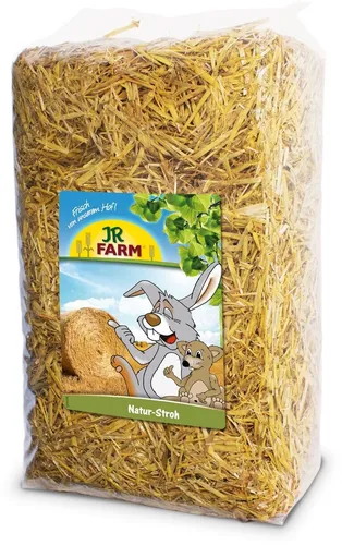 JR FARM Natur-Stroh 1kg Stroh Nesterbau Kaninchen Meerschweinchen Nager Einstreu