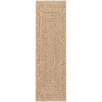 vidaXL Teppich 80x250cm - Vielseitiger Outdoor-Teppich im Jute-Look - Teppich für Wohnzimmer, Garten, Balkon und Terrasse. Langlebiges und pflegeleichtes Material, ideal für Innen- und Außenbereiche.