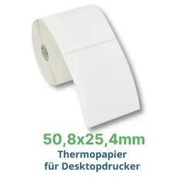 Zebra Z-Perform 1000D Etikettenrolle, 50,8x25,4mm von Zebra