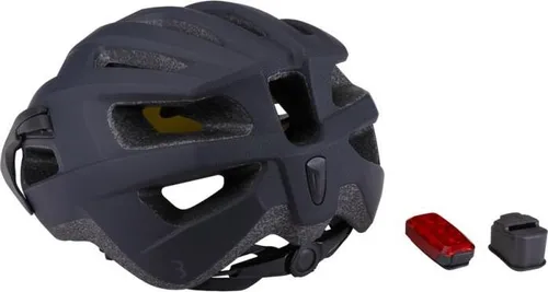 BBB Helm Dune MIPS 2.0 M (55-58cm) - matt schwarz - Fahrradhelm mit MIPS-Technologie für zusätzlichen Schutz, abnehmbares Visier und hervorragende Belüftung - ideal für Mountainbike und Rennradfahrer.