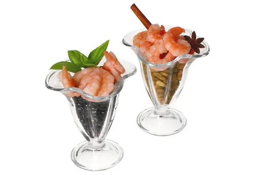 MamboCat Dessertschale 2x CANA Amuse-Bouche-Gläser mit Fuß 150ml, Glas
