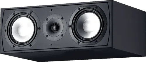 Canton GLE 455.2 Centerlautsprecher schwarz - Lautsprecher, hochwertiger Klang mit präziser Sprachwiedergabe, ideal für Heimkino und Musikliebhaber
