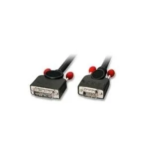 Lindy - VGA-Kabel - DVI-A (M) - HD-15 (M) - 3,0m - Schwarz (41197)