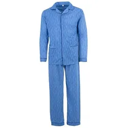 Lucky Schlafanzug Pyjama Set Langarm - Kragen Classic