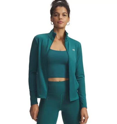 Under Armour® Trainingsjacke MOTION JACKET EMEA – Leichte, wasserabweisende Sportjacke in Grün XL - Sportliche Trainingsjacke aus elastischem Material, ideal für Fitness und aktive Freizeit. Mit 80% Polyester und 20% Elasthan bietet sie optimalen Tragekomfort.