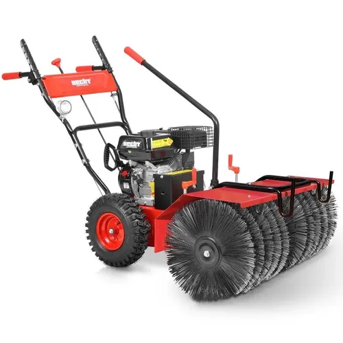 Kehrmaschine Benzin HECHT 8680 | 80 cm Arbeitsbreite | 6,5 PS | LED | 4 Takt mit ÖL