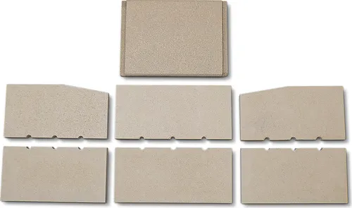 Feuerraumauskleidung A für Fireplace Beni Kaminofen – Passgenaues Ersatzteil - Hochwertige Feuerraumauskleidung A für den Fireplace Beni Kaminofen. 7-teilig, aus Vermiculite, für einfache Installation und optimale Passgenauigkeit. Ideal zur Erneuerung des Brennraums.