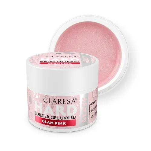 Builder Gel Hard&Easy Glam Pink 12g Claresa von Claresa