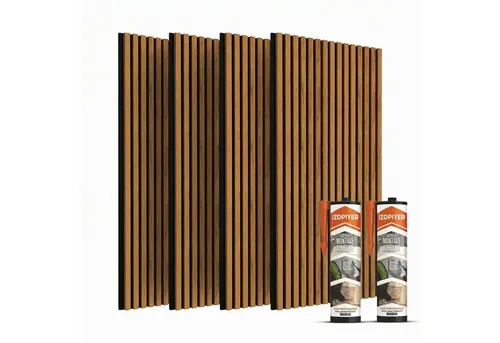 IZODEKOR 3D Wandpaneel IZODEKOR 3D Wandpaneele Holz Schalldämmung, Akustikpaneele, (Set) Schallabsorbierend, flexibel zuschneidbar