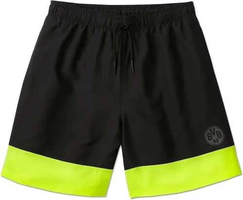 BVB Badehose Block Schwarz für Herren Größe L