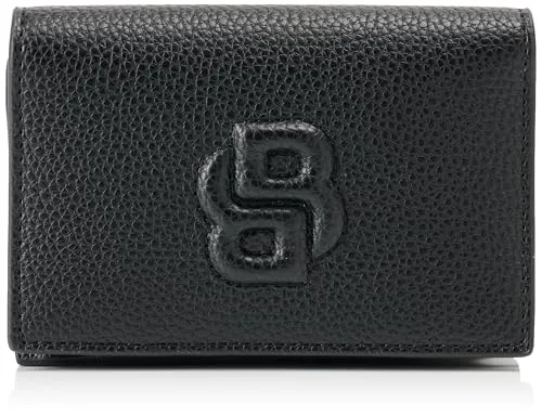 BOSS Anett Small Wallet schwarz - Elegante Geldbörse aus 100% Polyurethan, kompakte Größe ideal für unterwegs, perfekt für stilbewusste Damen.