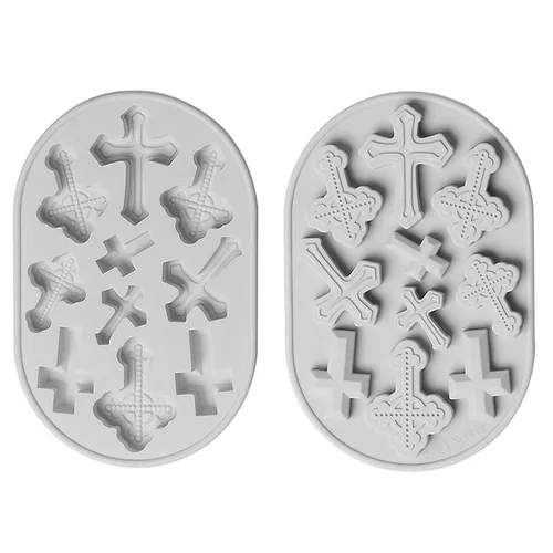 Metamorph Backform Kreuz Silikon Backform - Halloween Keks Minicakes, Halloween Keks Minicakes