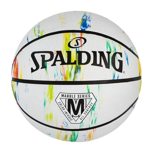 Spalding United 84397A Sports Marble Sz7 Ball Rainbow 7
