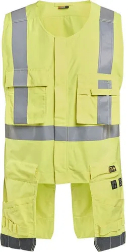 Blåkläder Warnschutz-Shirt Multinorm Weste Inhärent Gelb 3XL - Hochsichtbares Warnschutz-Shirt in Größe 3XL, aus strapazierfähigem Materialmix für optimale Sichtbarkeit und Komfort bei der Arbeit.