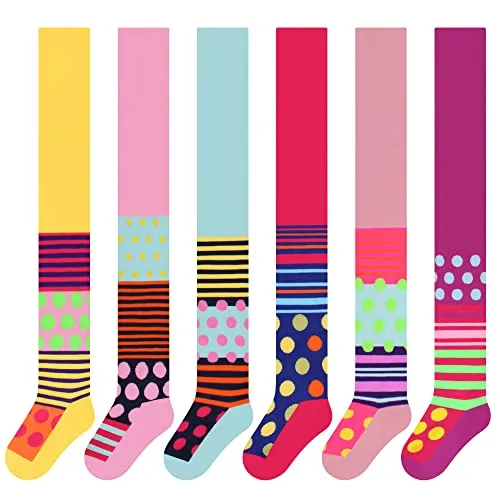 L&K-II Strickstrumpfhose 2728 (6er-Packung) - Kinder-Socken & Strümpfe, aus 70% Baumwolle, elastisch und bequem, ideal für aktive Kinder