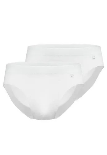 Götzburg Herren Slips 2er Pack - X-lastic Unterwäsche in Weiß XL - Praktischer 2er Pack Götzburg Herren Slips aus hochwertiger Baumwollmischung für optimalen Tragekomfort und eine perfekte Passform.