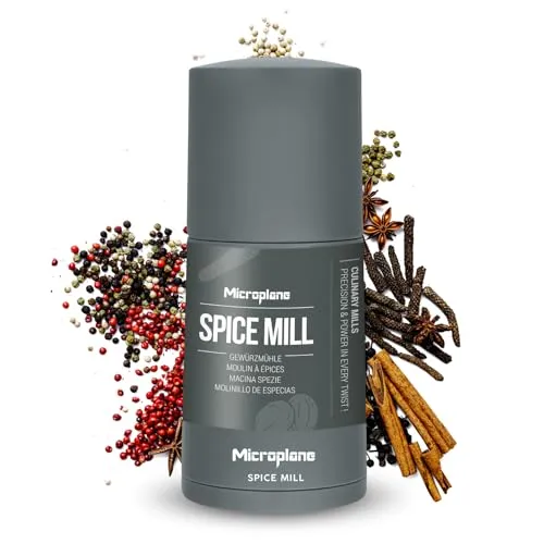 Microplane Gewürzmühle 2in1 – Eukalyptus Grün in grün von Microplane