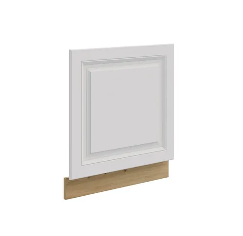 Frontblende für integrierten Geschirrspüler 60 cm Stilo Weiß + Eiche Artisan - Geschirrspüler 60cm, passgenau für das Küchenmodell STILO, hochwertige MDF Fronten in elegantem Design für eine stilvolle Küchenoptik.