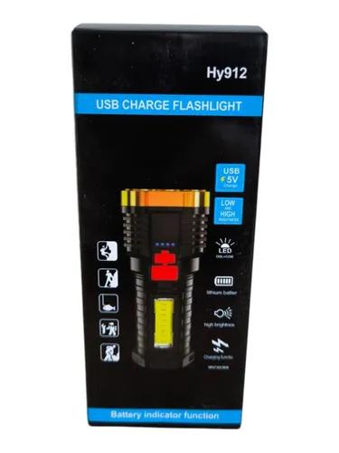 USB Charge Flashlight Hy912 LED aufladbar