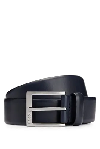 BOSS Erron_Sz35 Aktentasche - Elegante Aktentasche mit Logo-Gravur auf dem Verschluss und gebürsteten silberfarbenen Details, ideal für stilbewusste Profis.