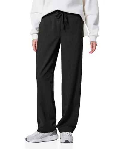 Street One Studio Straight Leg Hose Anthracite Melange 40