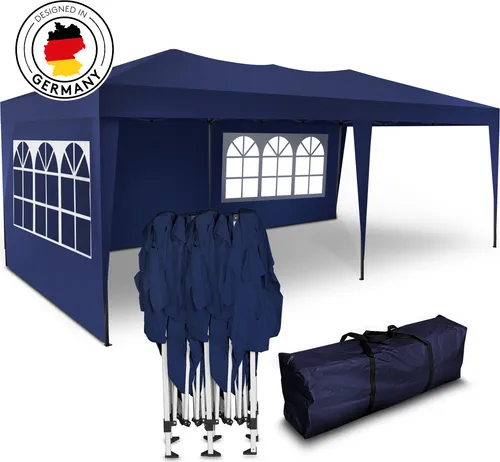 Kronenburg Faltpavillon 3x6m - Wasserfest & UV-Schutz 50+ - Pavillons & Partyzelte: Stabiler, wetterfester Pavillon mit einfacher Montage in nur 5 Minuten, ideal für Feiern im Freien.