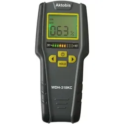 WDH-318KC Materialfeuchte Messgerät - Feuchtigkeitsmessgeräte mit digitaler LCD-Anzeige und Hintergrundbeleuchtung, ideal für präzise und zerstörungsfreie Messungen in Holz und Baustellen.