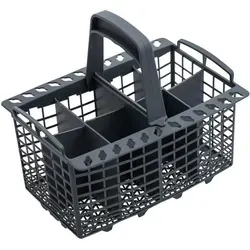 Universal Besteckkorb für Bosch, Siemens, Bauknecht - 240 x 170 mm - Grau - Küchengeräte-Zubehör, passt für viele Spülmaschinen und bietet Platz für Besteck und Zubehör. Ideal für eine effiziente und ordentliche Reinigung.