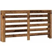 vidaXL Heizkörperverkleidung Modernes Latten-Design - Elektroheizkörper mit langlebigem Holzwerkstoff, elegantem Latten-Design und praktischer Ablagefläche für Dekoartikel. Pflegeleicht und ideal für jedes Wohnzimmer.