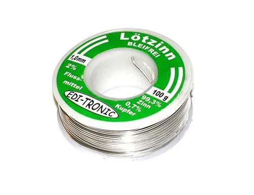 bleifreies Elektronik Lötzinn Lötdraht 1mm 100g