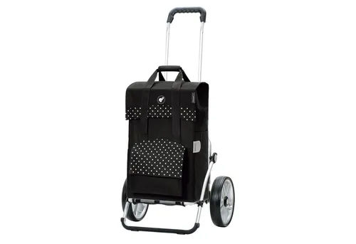 Andersen Einkaufstrolley - Klappbar und Multifunktional - Einkaufstrolleys mit 50 Liter Volumen, belastbar bis 50 kg, inklusive Aufhängung für Einkaufswagen und leisen Kugellager-Rädern für mühelosen Transport.