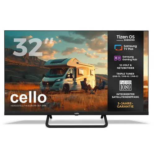 Cello 32 Zoll Camping Smart TV mit Tizen OS