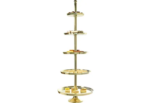 Etagere Servierständer 170 cm Goldfarbend von Koopman