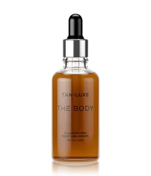 Tan-Luxe The Body Medium/Dark Selbstbräunungsserum 50 ml - Körperselbstbräuner mit individuell anpassbarem Bräunungsgrad. Mit feuchtigkeitsspendendem Himbeersamenöl und Vitamin E für eine strahlende Haut.