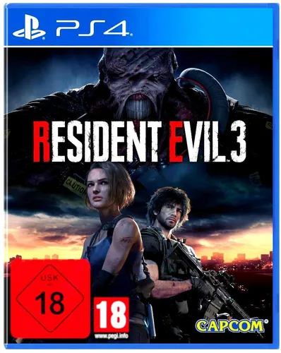 Resident Evil 3 (Remake) - PS4 - Action & Abenteuer-Spiel, Remake des Klassikers mit fesselndem Story-Modus und beeindruckender Grafik, ideal für Fans der Resident Evil-Serie.