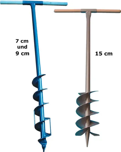 Berger Schröter 50054 Hand-Erdbohrer - müheloses Bohren von Löchern ins Erdreich, ideal für Zäune und Gartenarbeiten