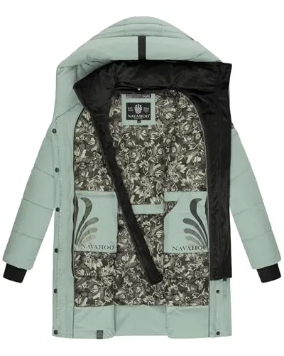 Navahoo Damen Wintermantel in grün von NAVAHOO
