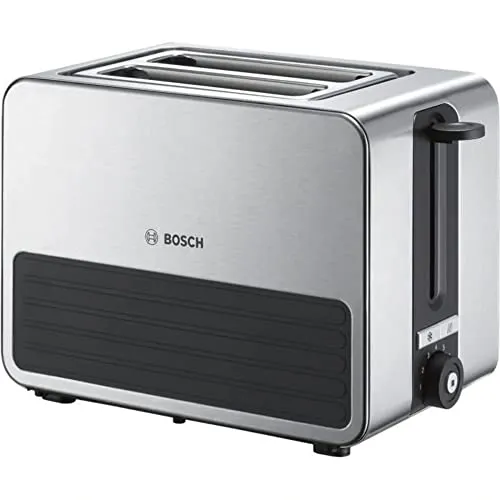 TAT7S25 Toaster - 2-Scheiben Toast, 860-1050 W, stylish in Grau-Schwarz