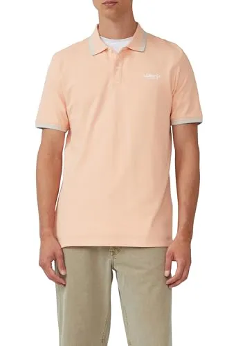 s.Oliver Herren Poloshirt in Papaya, Gr. L - Herren-Shirt aus 100% Baumwolle mit atmungsaktivem Piqué-Material, taillenbedeckend und im casual Stil. Ideal für lässige Outfits!