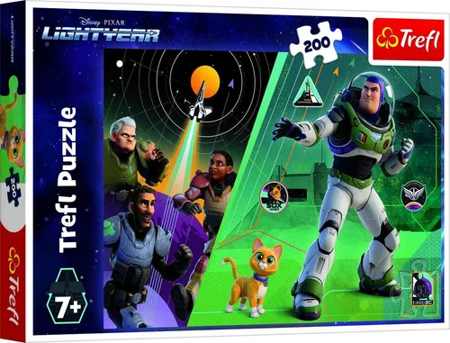 Trefl Puzzle 13284 Disney Pixar Lightyear - 200 Puzzleteile, bunt und ideal für Disney-Fans ab 7 Jahren, Made in Europe
