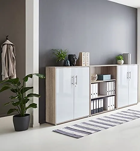 BMG Möbel Büromöbel-Set Tabor, 3-tlg. beige von BMG Möbel