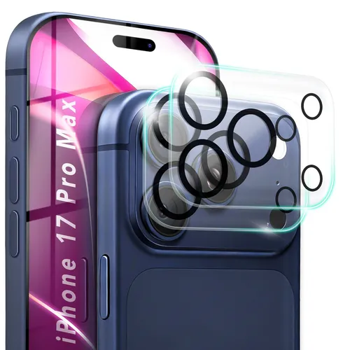 2x Kamera Glas für iPhone 17 Pro Max, Anti Reflex Camera Linse Objektiv Schutz