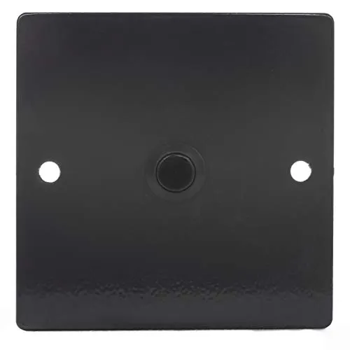 TronicXL Klingelschild Klingelplatte Aluminium Unterputz anthrazit Klingel Taster schwarz
