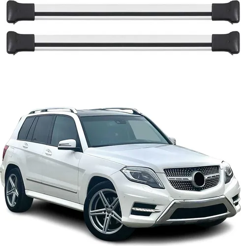 OMAC Dachträger für Mercedes GLK (2008-2015) X204 - Dachgepäckträger aus leichtem Aluminium, abnehmbar und wasserbeständig. Ideal für Fahrrad- und Skiträger, sorgt für Sicherheit und Komfort auf Reisen.