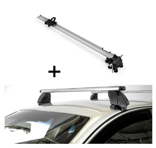 VDP Dachträger Set für Fiat Panda II (03-12) - Praktisches Set mit Fahrradträger und Dachträger K1 PRO, ideal für Ihren Fiat Panda II. Robuste Konstruktion für sicheren Transport von Fahrrädern.