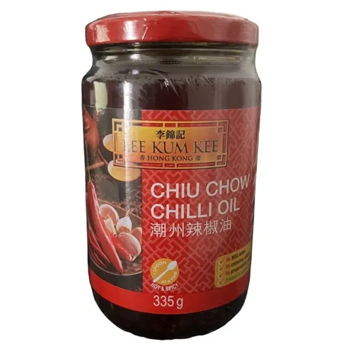 Chiu Chow Chiliöl 335g Lee Kum Kee Chilli Oil LKK