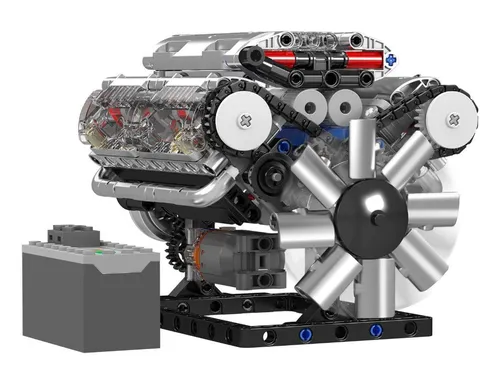 Mould King 10201 Bugatti W16 Motor Konstruktions-Spielset